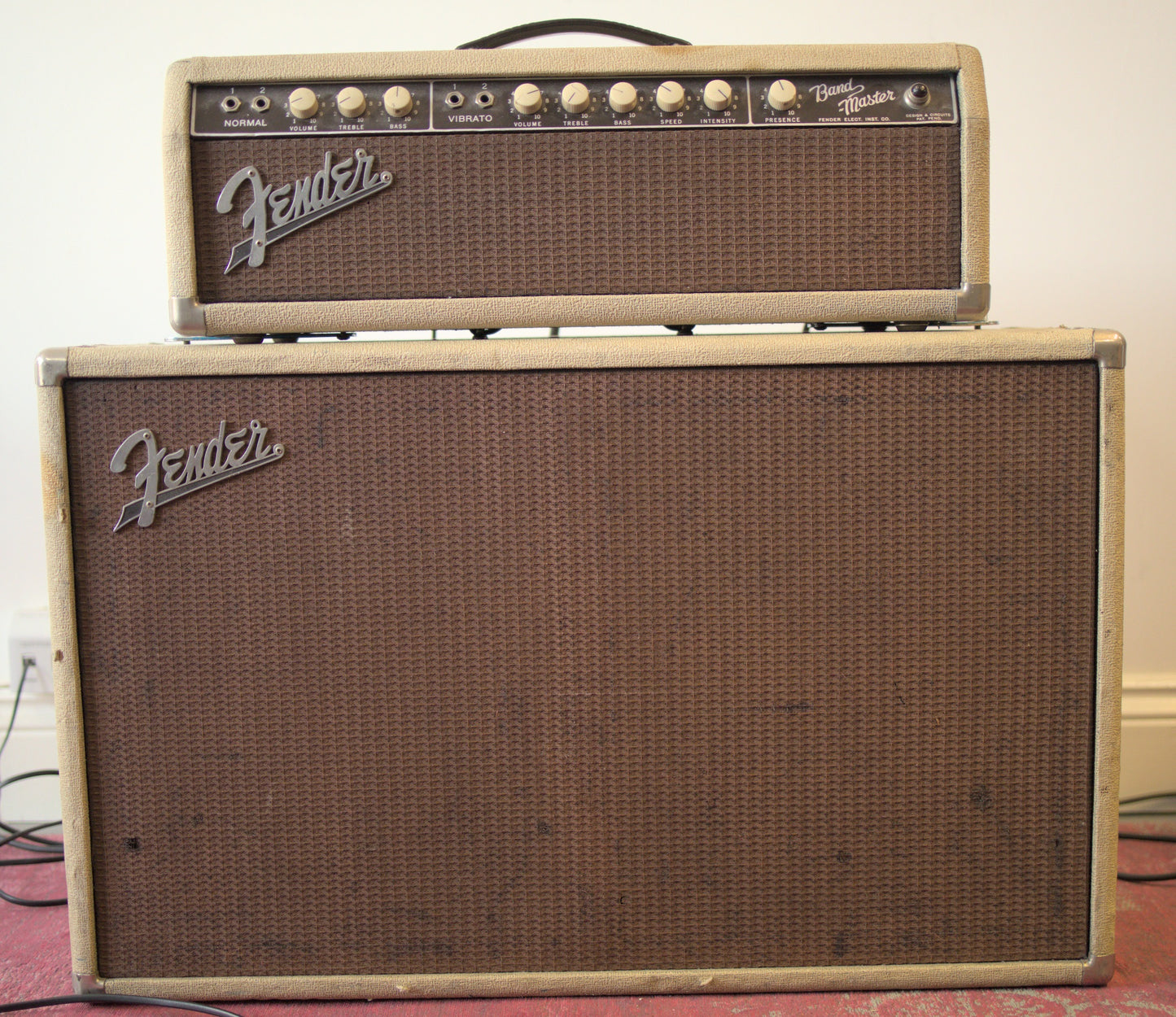 Fender Blonde Bandmaster 6G7-A Piggyback (1962)