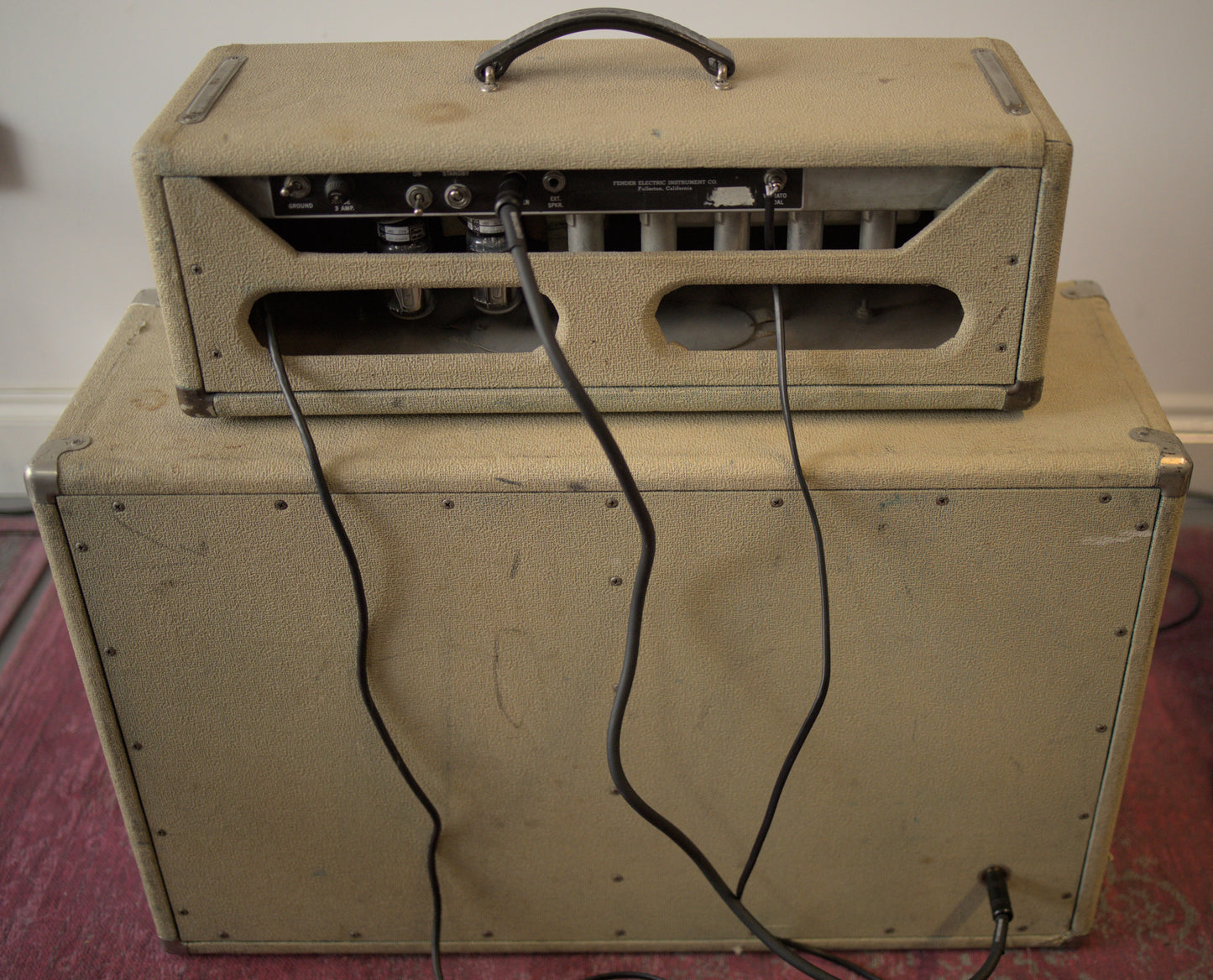 Fender Blonde Bandmaster 6G7-A Piggyback (1962)