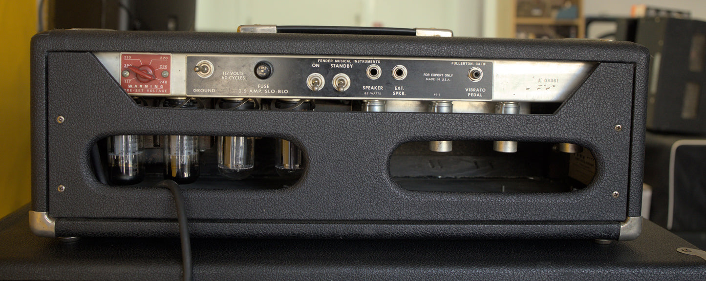 Fender Blackface Dual Showman Head (1966)