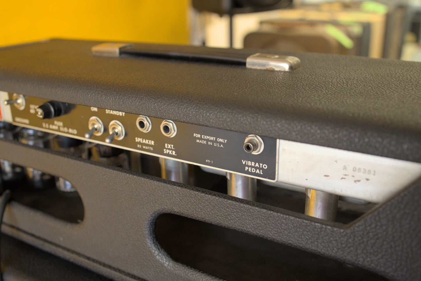 Fender Blackface Dual Showman Head (1966)