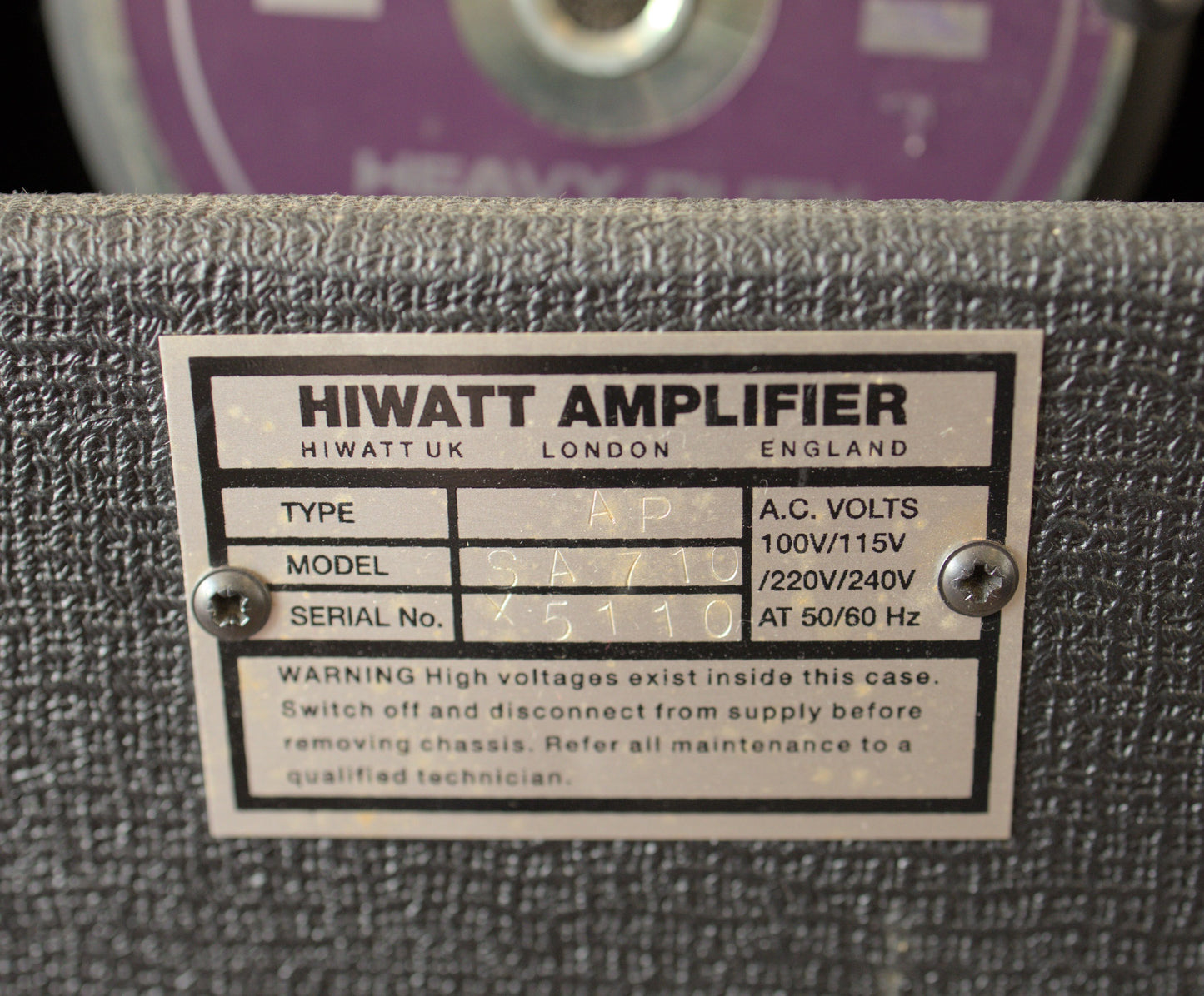 Hiwatt Custom 7 Combo (2006)