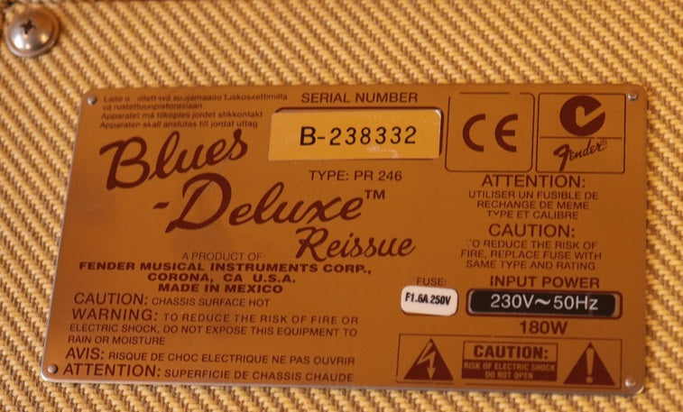 Fender Blues Deluxe Reissue (2004)
