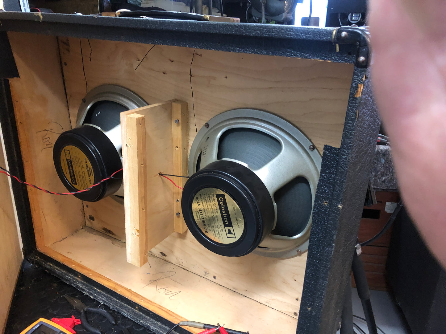 Marshall 2045 2x12 Cab with Celestion G12H Creambacks (1977)