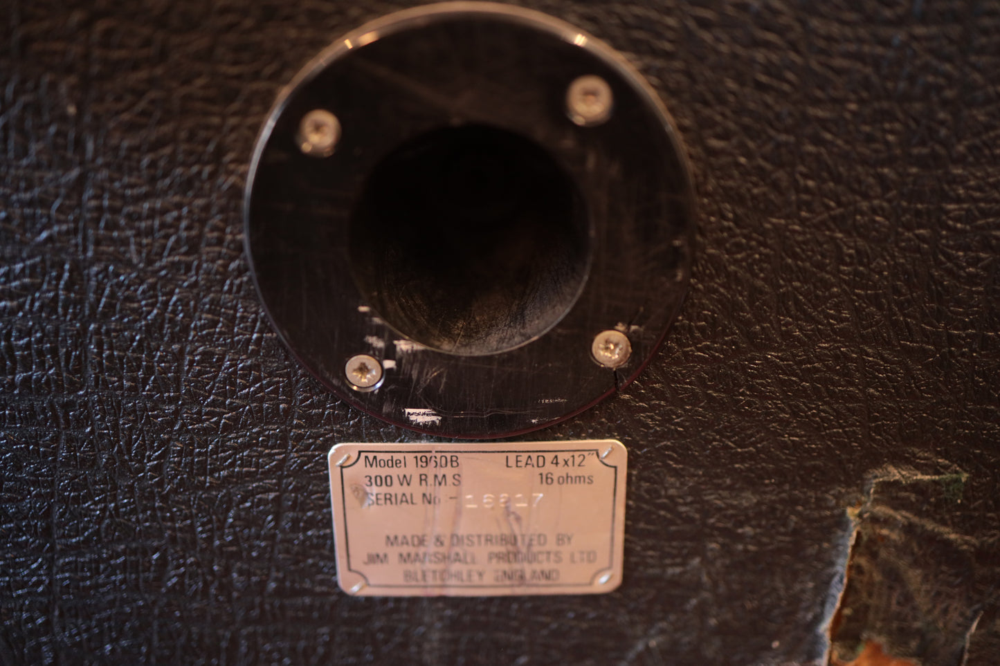 Marshall 4x12 1960B Straight Cab (mid-80s)