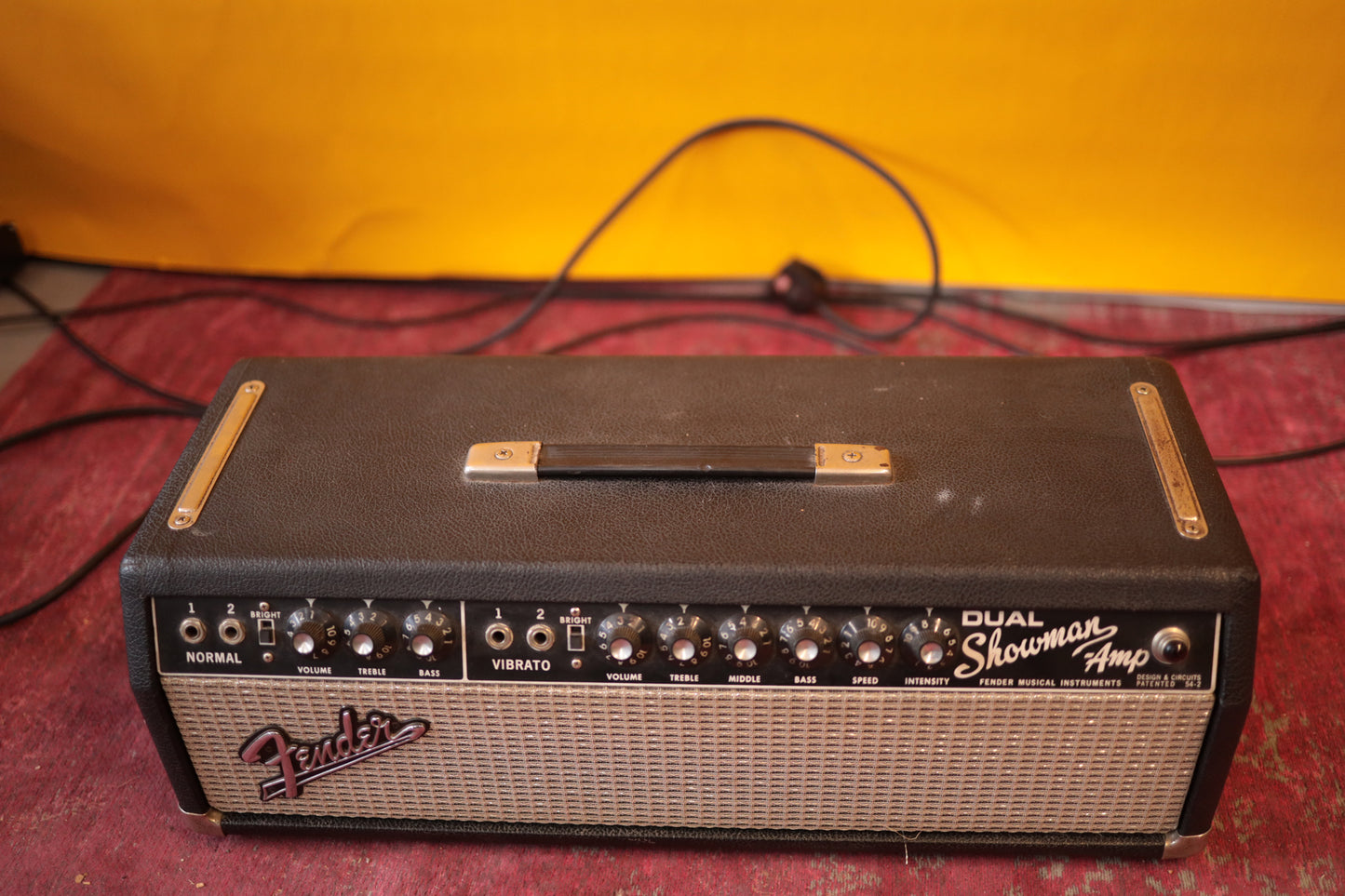 Fender Blackface Dual Showman Head (1966)