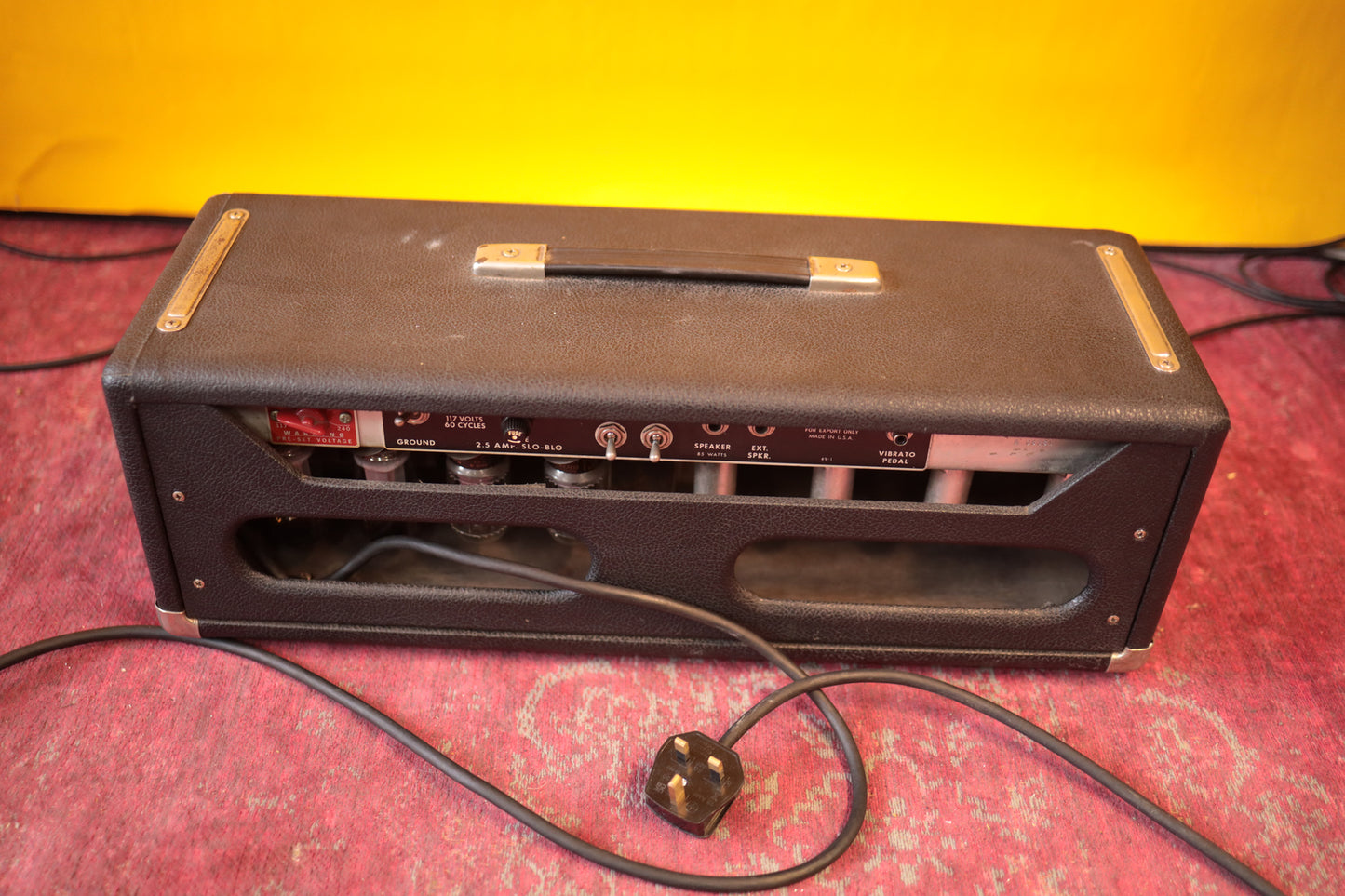 Fender Blackface Dual Showman Head (1966)