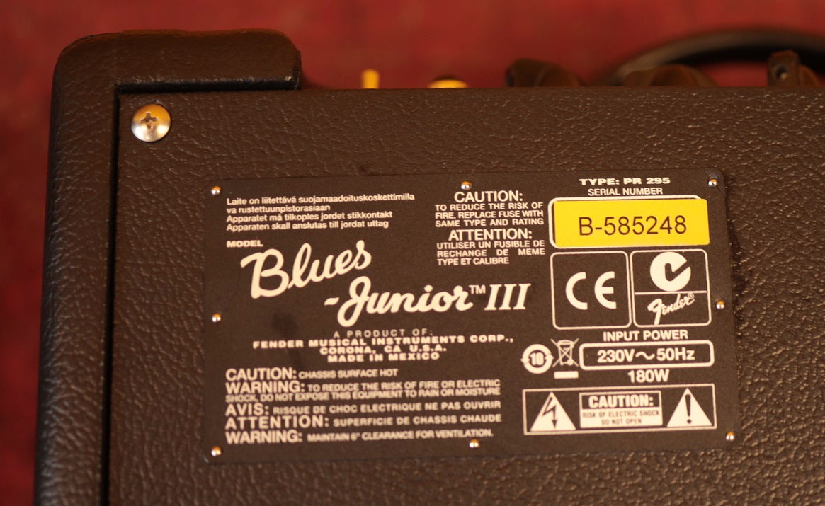 Fender Blues Junior III (2017)