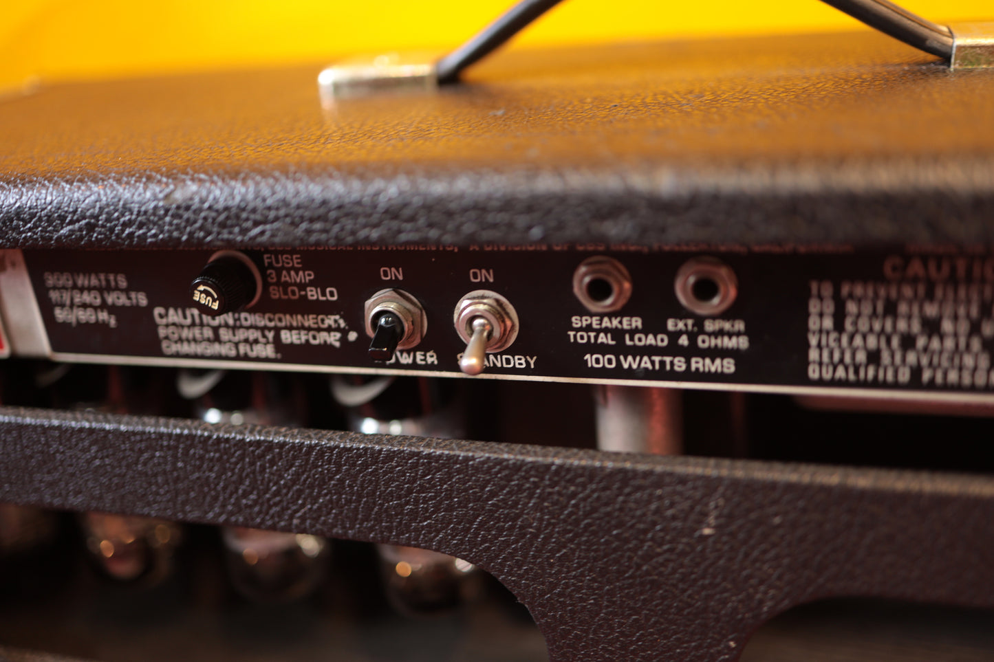 Fender Silverface 2 x 15 Bassman 100 Piggyback (1977)