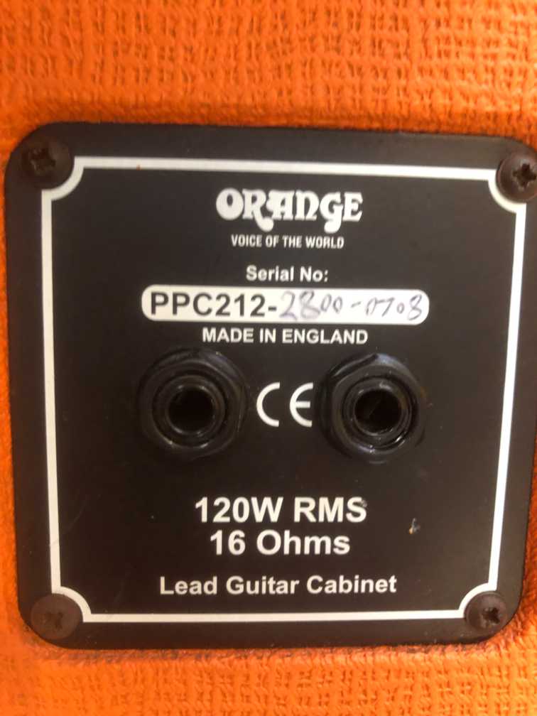 Orange PPC212 120W 2x12 Cab (2006)