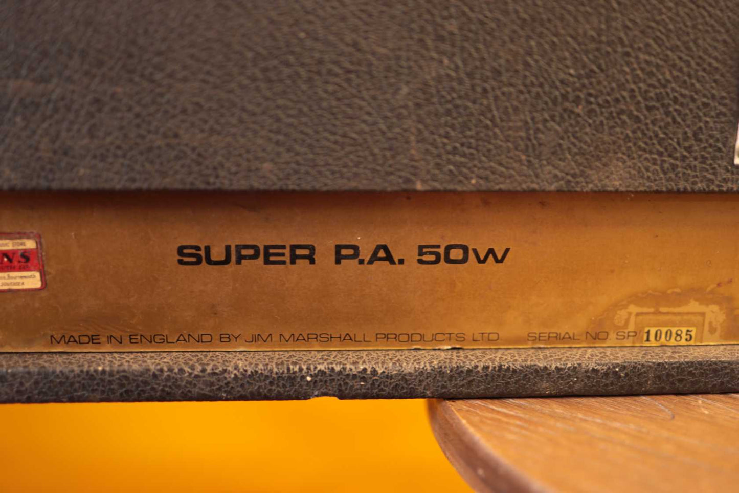 Marshall JTM Super PA 50 Flag Logo Plexi (1967)