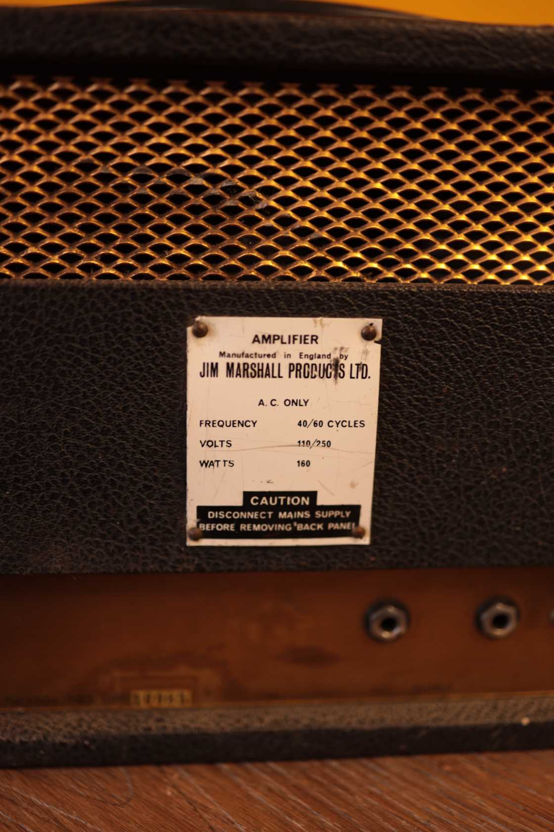 Marshall JTM Super PA 50 Flag Logo Plexi (1967)