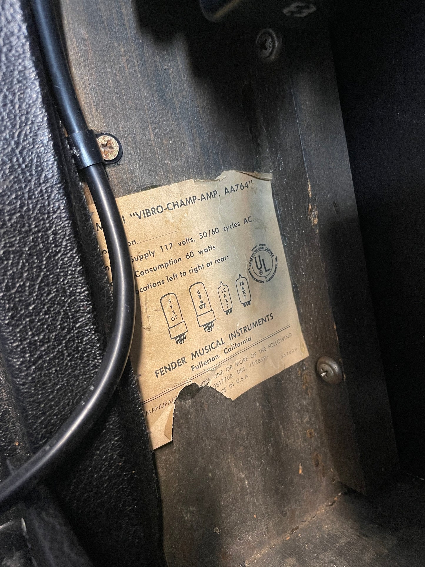 Fender Silverface Drip Edge Vibro Champ (1968)