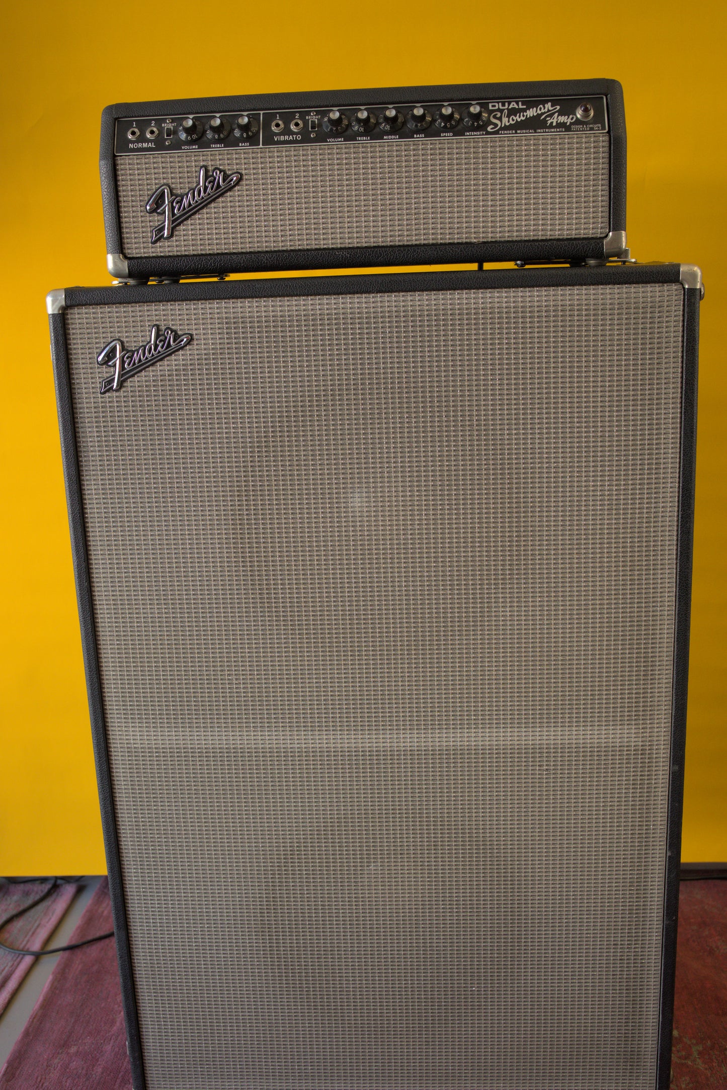 Fender Blackface Dual Showman Piggyback (1966)