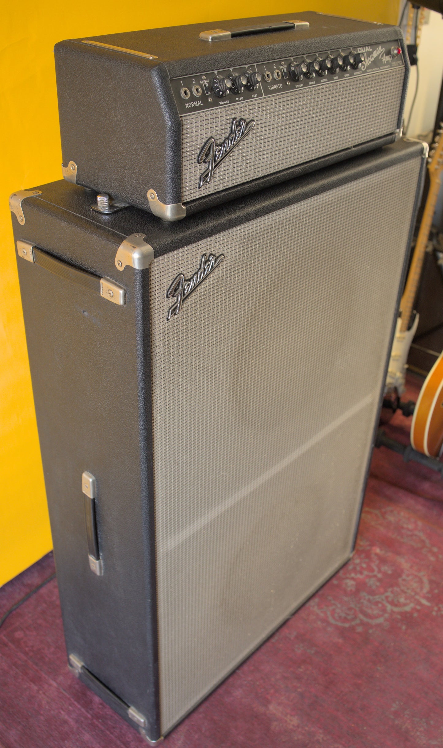 Fender Blackface Dual Showman Piggyback (1966)