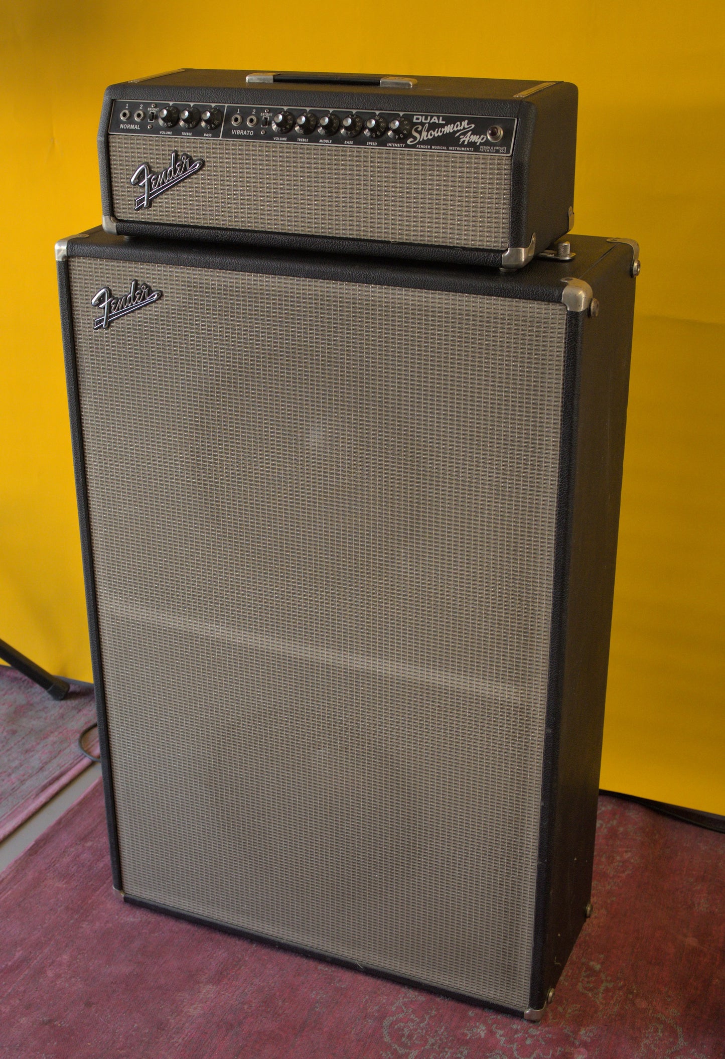 Fender Blackface Dual Showman Piggyback (1966)