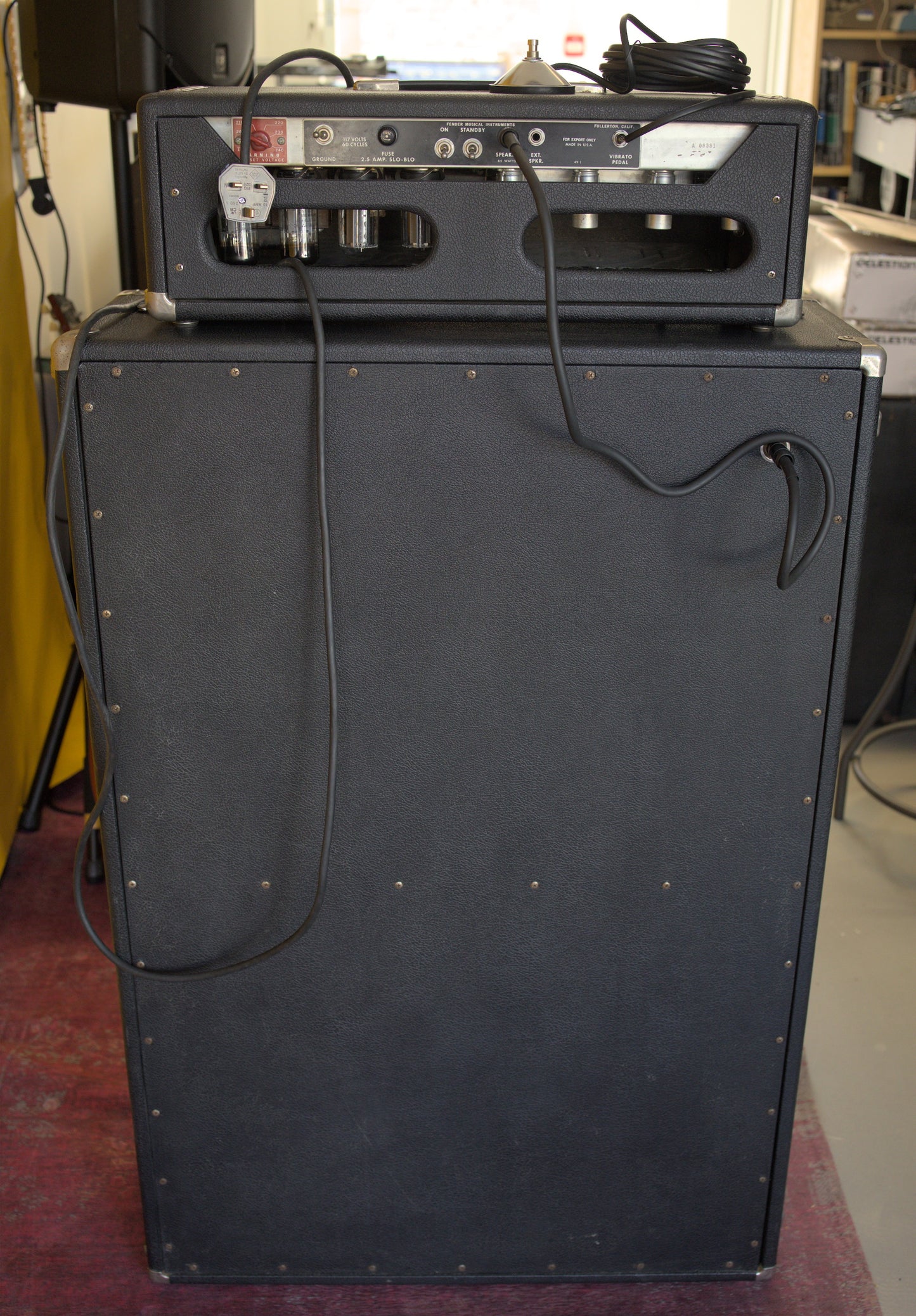 Fender Blackface Dual Showman Piggyback (1966)