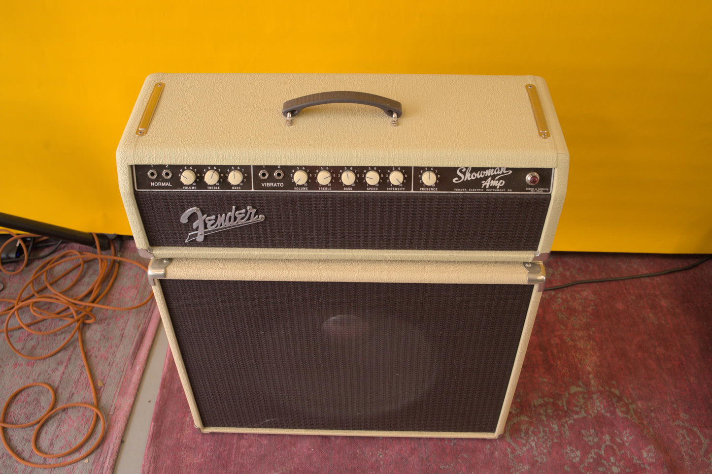 Fender Blonde 6G14-A Showman Piggyback (1962)