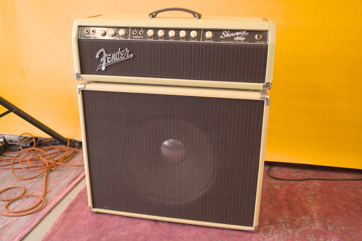 Fender Blonde 6G14-A Showman Piggyback (1962)