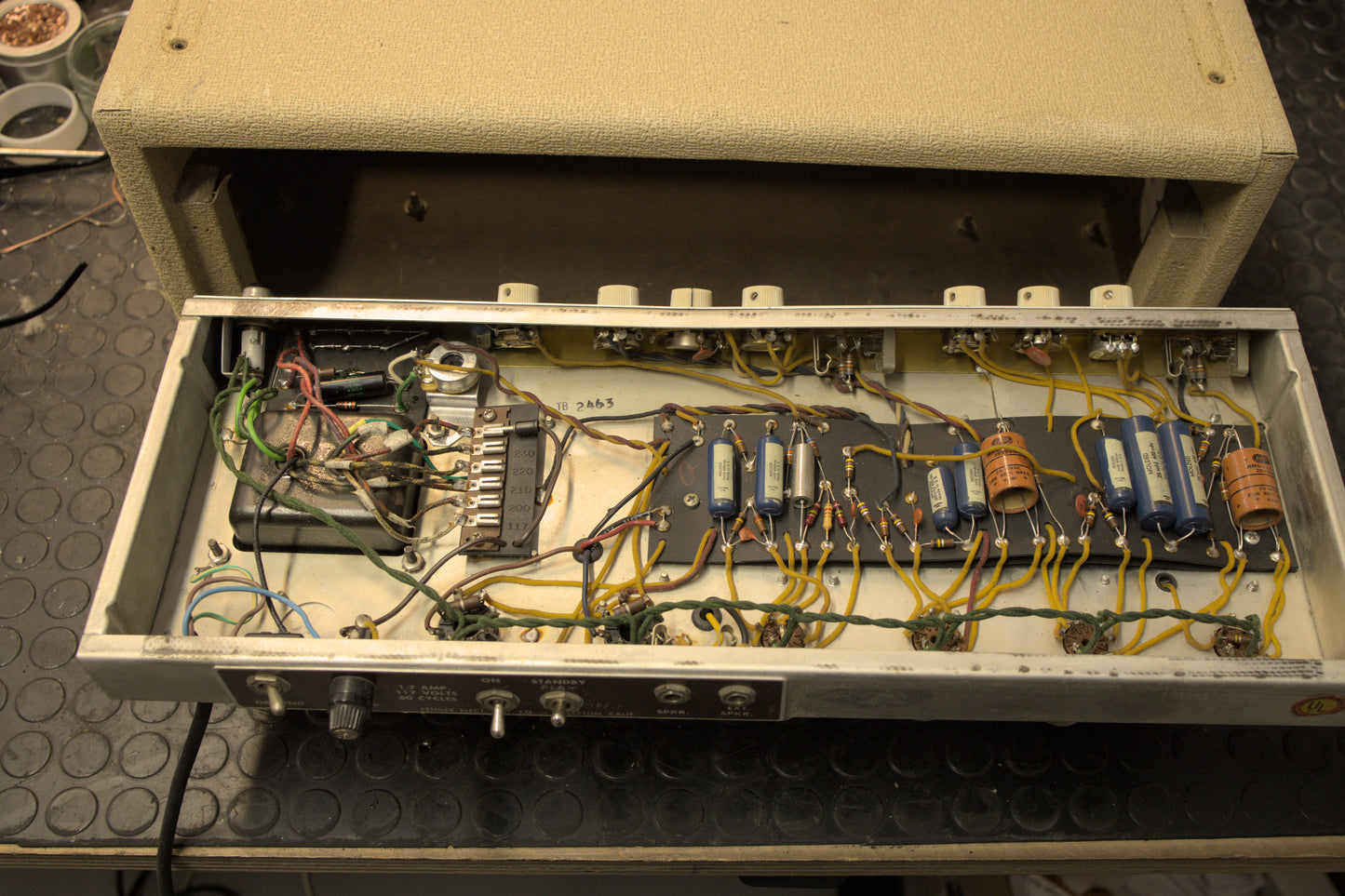 Fender Blonde Bassman 6G6-B piggyback (1963)