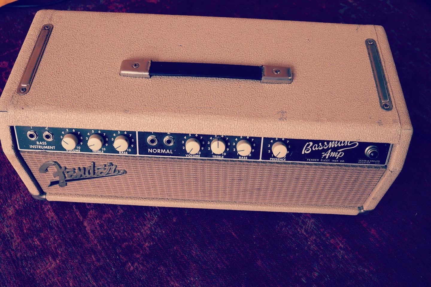 Fender Blonde Bassman 6G6-B piggyback (1963)