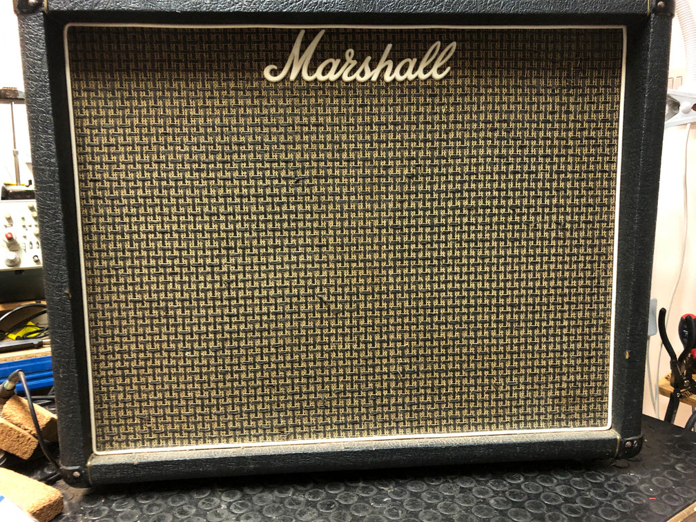 Marshall 2045 2x12 Cab with Celestion G12H Creambacks (1977)