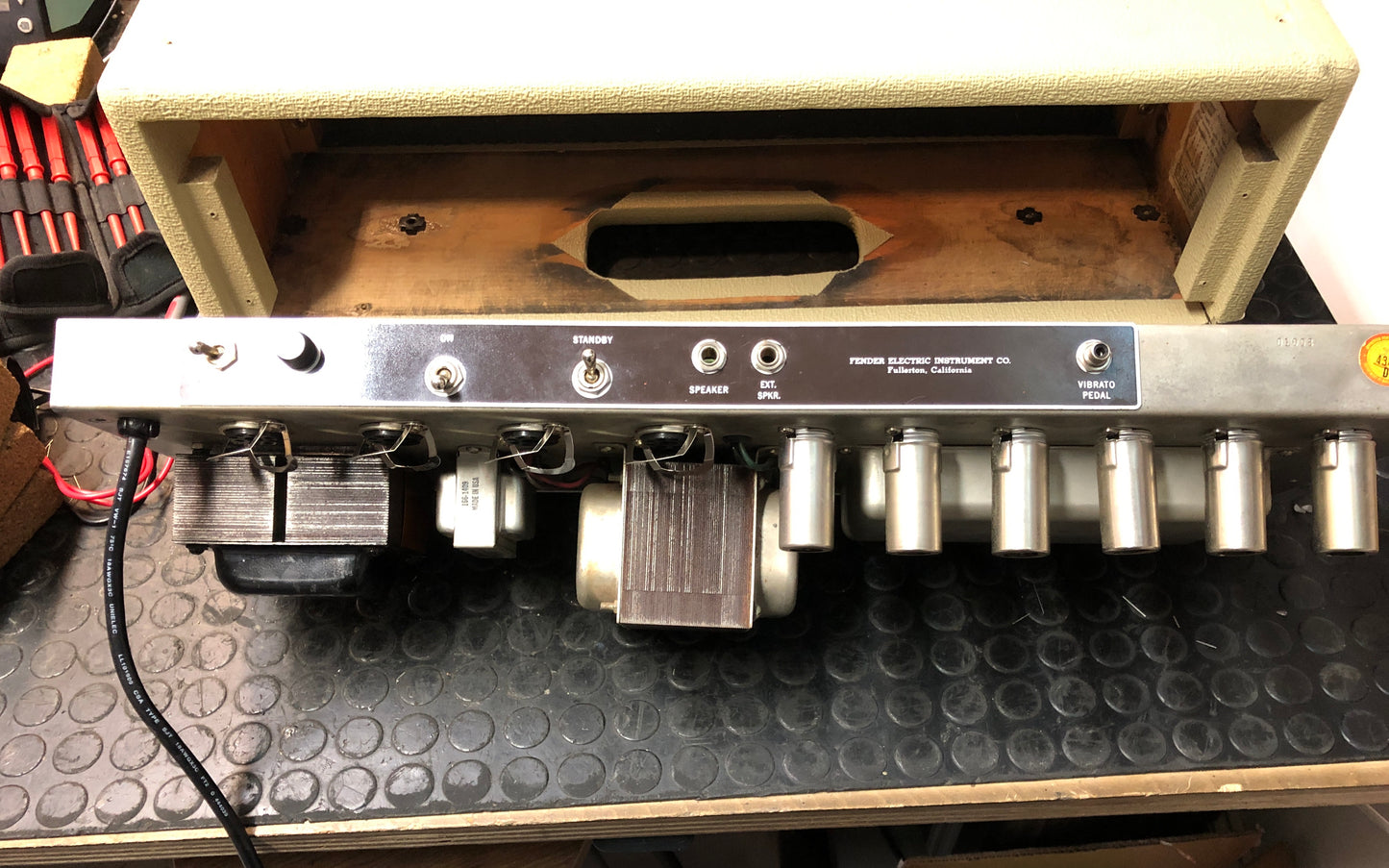 Fender Blonde 6G14-A Showman Piggyback (1962)