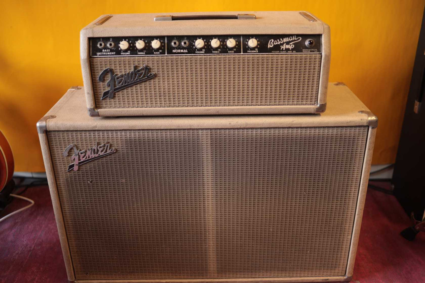 Fender Blonde Bassman 6G6-B Piggyback (1963)