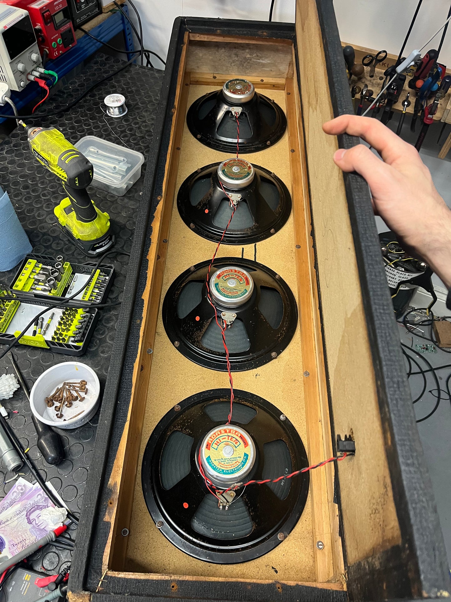 8 Adastra Hi-Ten 10" (Celestion) speakers ('60s)