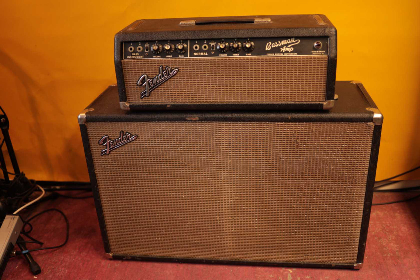 Fender Blackface Bassman Piggyback (1965)