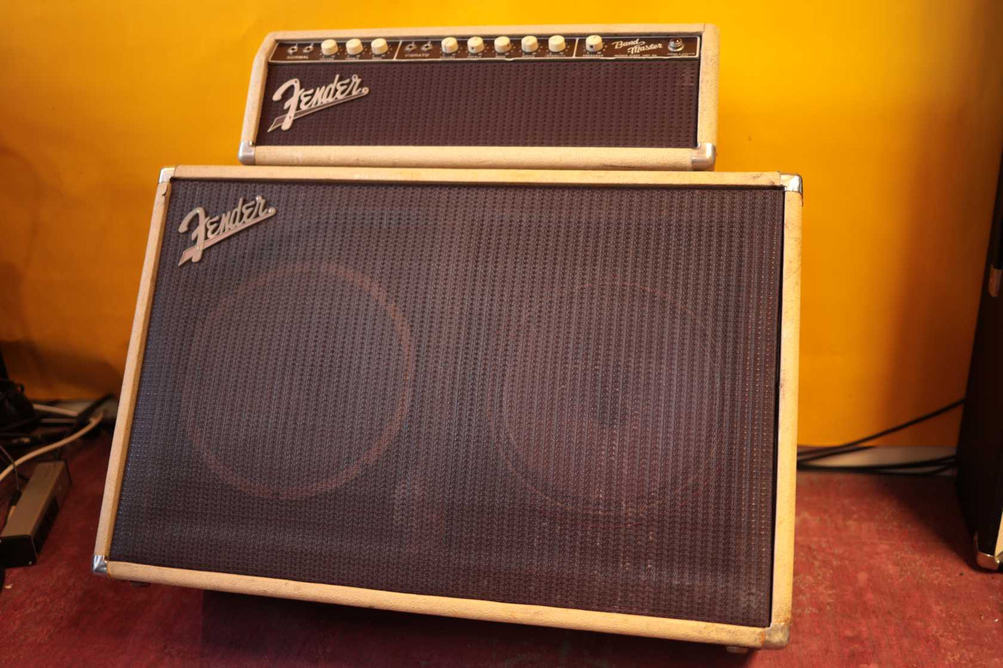 Fender Blonde Bandmaster 6G7-A Piggyback (1961)