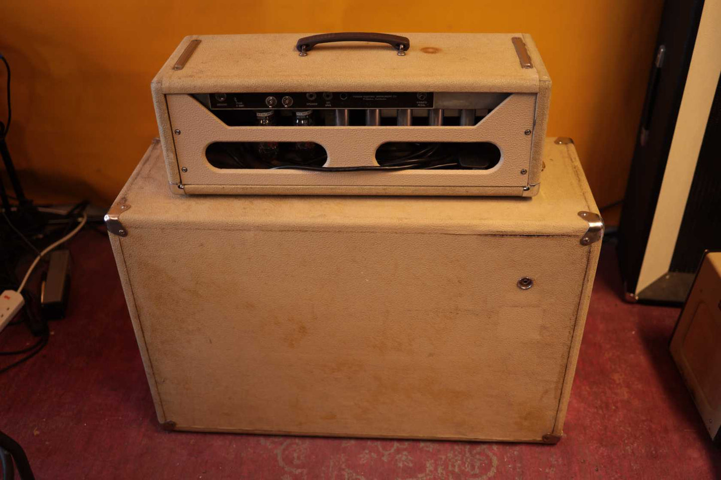 Fender Blonde Bandmaster 6G7-A Piggyback (1961)