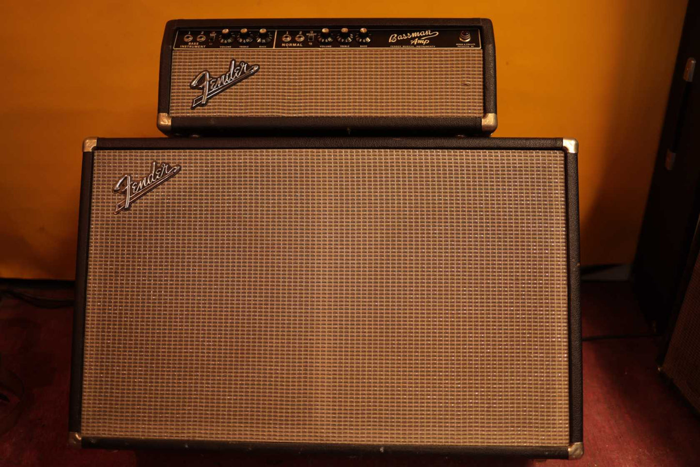 Fender Blackface Bassman Piggyback (1965)