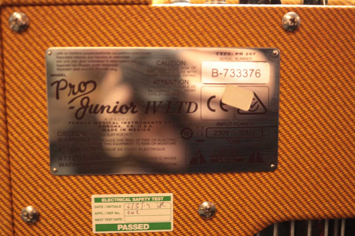 Fender Pro Junior IV LTD (2018)