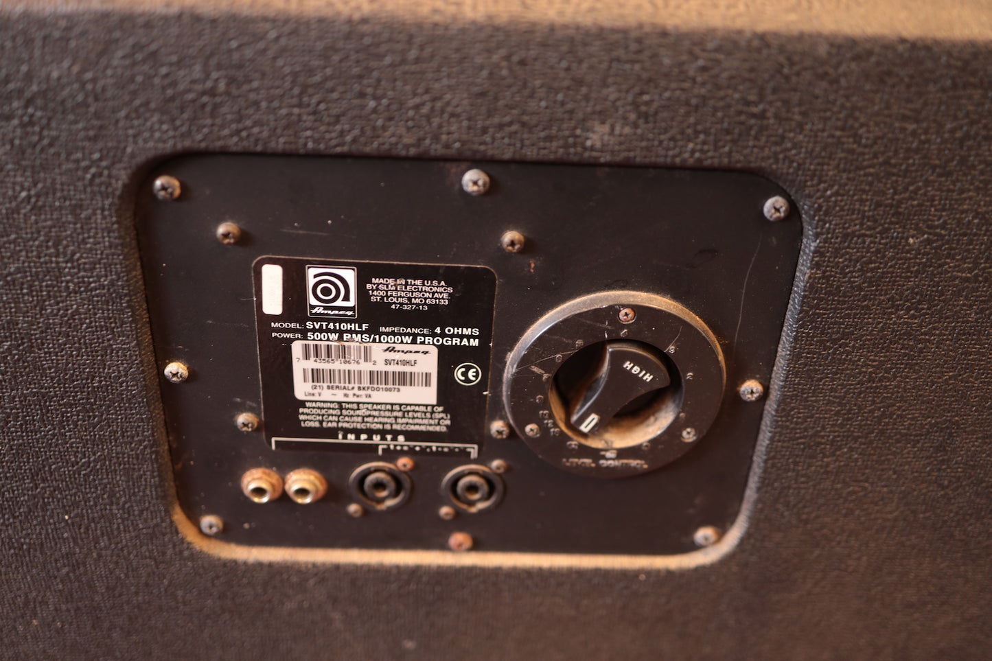 Ampeg SVT-410HLF Heritage Series 500W 4x10" Bass Cab