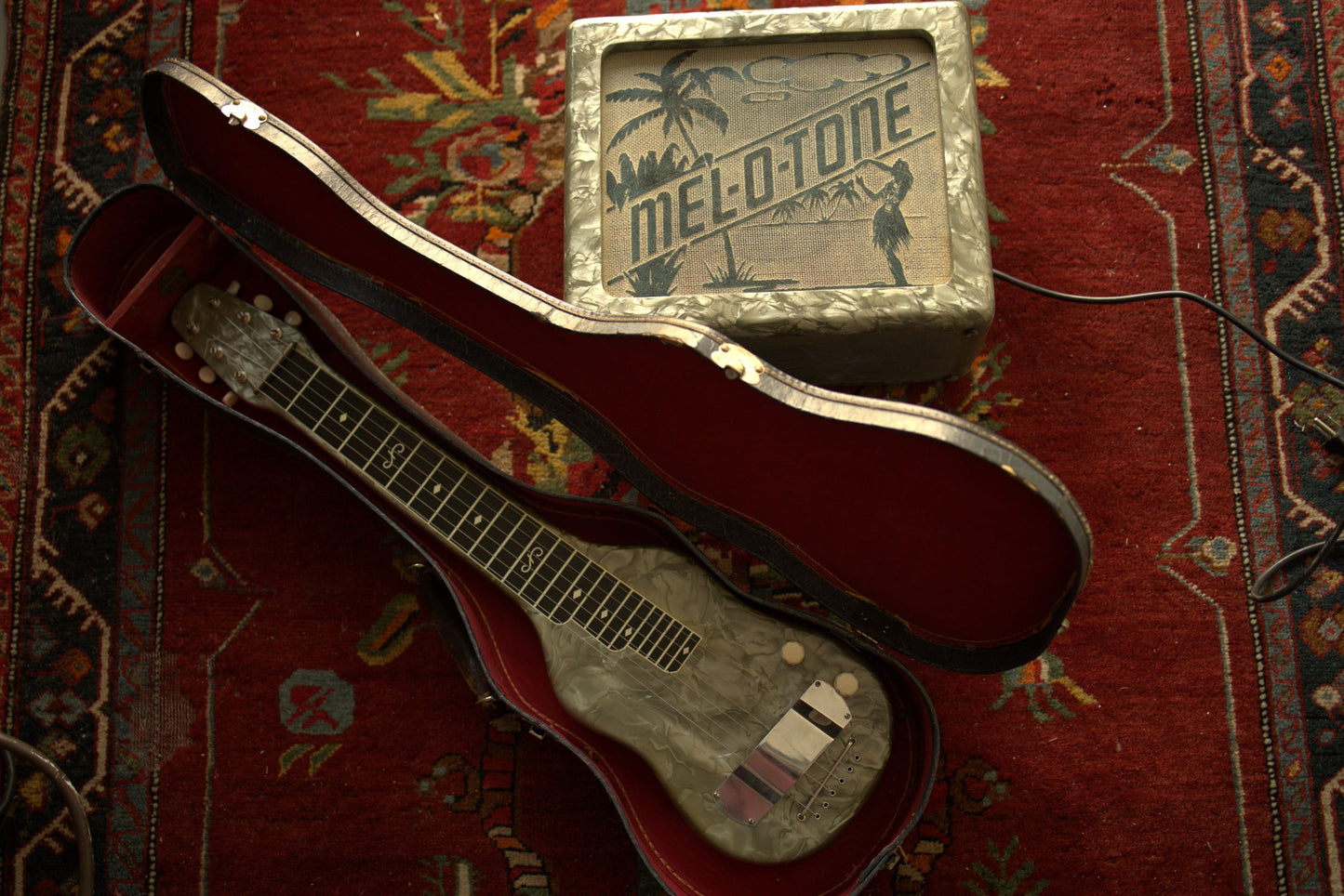 Mel-O-Tone (Magnatone) MOTS Amp & Lap Steel Pair (1948)