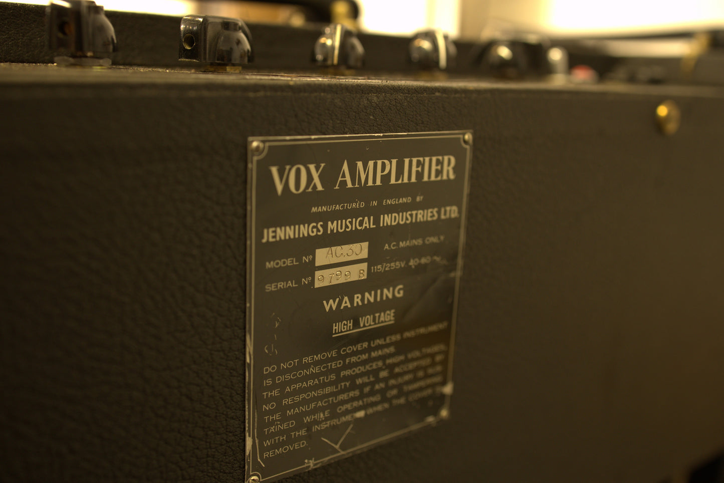 Vox AC30/6 Copper Panel (1963)