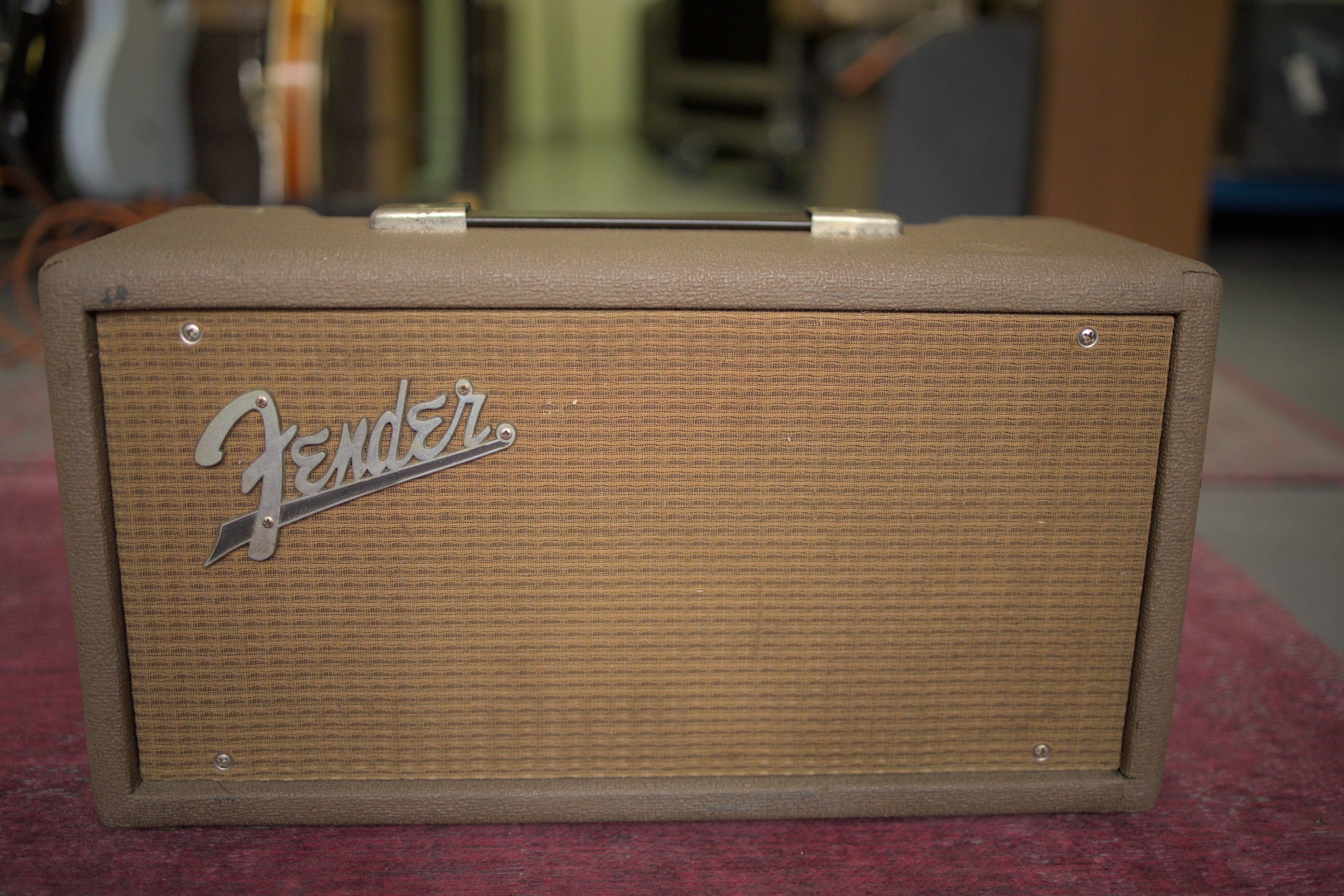 Fender Reverb Unit Logo Fender Brownface 6G15 Reverb Unit (1963) – Sweet Amps